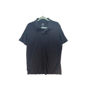 St. John's Bay comfort Flex Mens Medium Classic Fit Short Sleeve Polo Shirt pre-